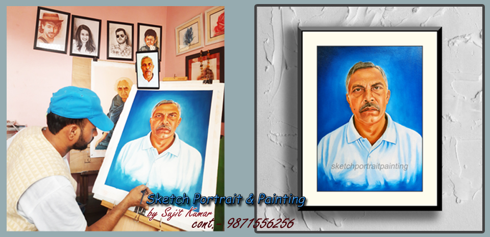 Best Skecth, Portrait, Oil Painting, Charcoal Portrait, Watercolour Portrait Artist in New Dilli, South Delhi & NCR